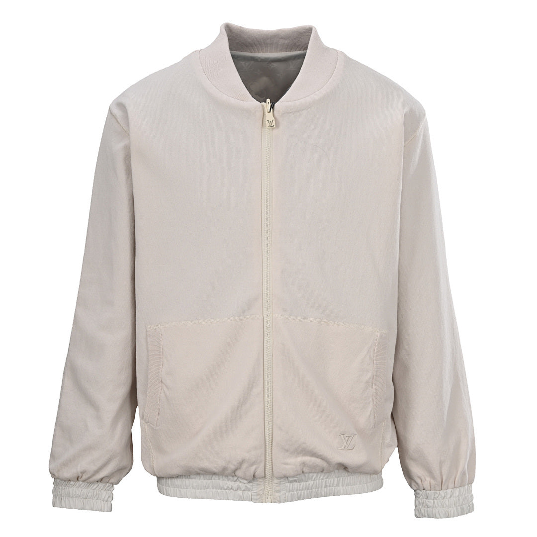 Louis Vuitton Tricolor Monogram Reversible Bomber Jacket