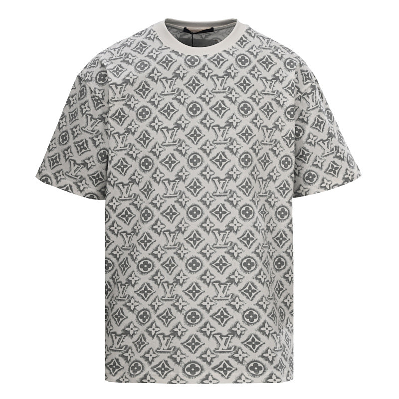 Louis Vuitton All-Over Logo Short-Sleeve T-Shirt