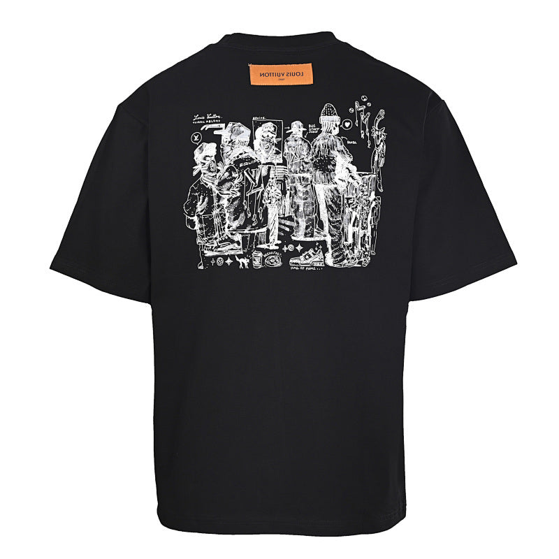 Louis Vuitton (LV) Employee-Exclusive Puff-Print Short-Sleeve T-Shirt