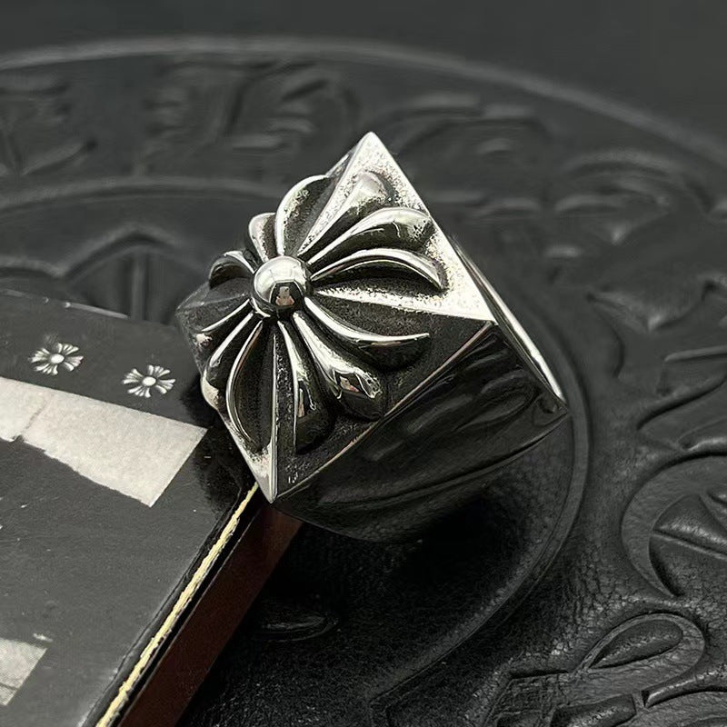 Chrome Heart Ring Overbearing Men's Ring